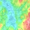 Durham topographic map, elevation, terrain