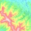 دهستان ابرو topographic map, elevation, terrain