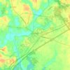 Smithfield topographic map, elevation, terrain