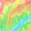 Riederalp topographic map, elevation, terrain