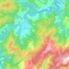 San Tirso de Abres topographic map, elevation, terrain