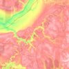 Вилегодский муниципальный округ topographic map, elevation, terrain