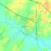 Arrecifes topographic map, elevation, terrain