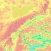 འདམ་གཞུང་རྫོང / 当雄县 / Damxung topographic map, elevation, terrain