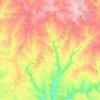 Новомар'ївська сільська громада topographic map, elevation, terrain