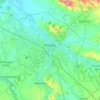 Krosno topographic map, elevation, terrain
