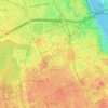 Muranów topographic map, elevation, terrain