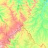 Sant'Ana do Livramento topographic map, elevation, terrain