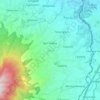 Cijeruk topographic map, elevation, terrain