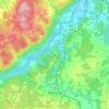 Waterville topographic map, elevation, terrain