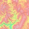 楚鲁松杰乡 topographic map, elevation, terrain