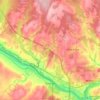 Hamlin topographic map, elevation, terrain