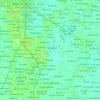 Baruipur topographic map, elevation, terrain