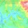 Pala Reservation topographic map, elevation, terrain