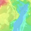 Chute-aux-Outardes topographic map, elevation, terrain