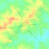 Strawberry topographic map, elevation, terrain