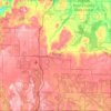 Otsego County topographic map, elevation, terrain