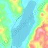 Canadarago Lake topographic map, elevation, terrain