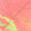 Etawah topographic map, elevation, terrain