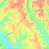 Minor Hill topographic map, elevation, terrain