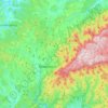 Bélapátfalvai járás topographic map, elevation, terrain