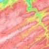 Marchin topographic map, elevation, terrain