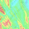 Pajarillo topographic map, elevation, terrain