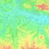 powiat oświęcimski topographic map, elevation, terrain
