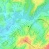 Jardim Mariana topographic map, elevation, terrain