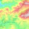 Oued El Bared topographic map, elevation, terrain