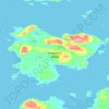 Huntingdon Island topographic map, elevation, terrain
