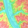 New Richmond topographic map, elevation, terrain