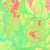 Kalispel Reservation topographic map, elevation, terrain