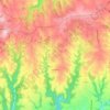 Castanet topographic map, elevation, terrain