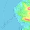 Les Trois Roches topographic map, elevation, terrain