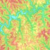 Benton Township topographic map, elevation, terrain