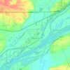 Camanche topographic map, elevation, terrain