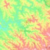 Coronel Freitas topographic map, elevation, terrain