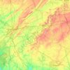 Coosa River topographic map, elevation, terrain