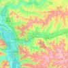La Crosse County topographic map, elevation, terrain