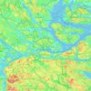 Stoccolma topographic map, elevation, terrain