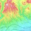 Ypsonas Municipality topographic map, elevation, terrain