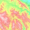 Brejões topographic map, elevation, terrain
