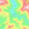 Kaçkar topographic map, elevation, terrain