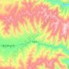 列麦乡 topographic map, elevation, terrain