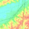 Batesville topographic map, elevation, terrain