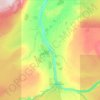 Athabasca River topographic map, elevation, terrain