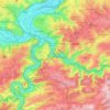 Vesder topographic map, elevation, terrain