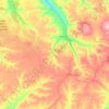Bemposta topographic map, elevation, terrain