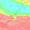 Golmud topographic map, elevation, terrain